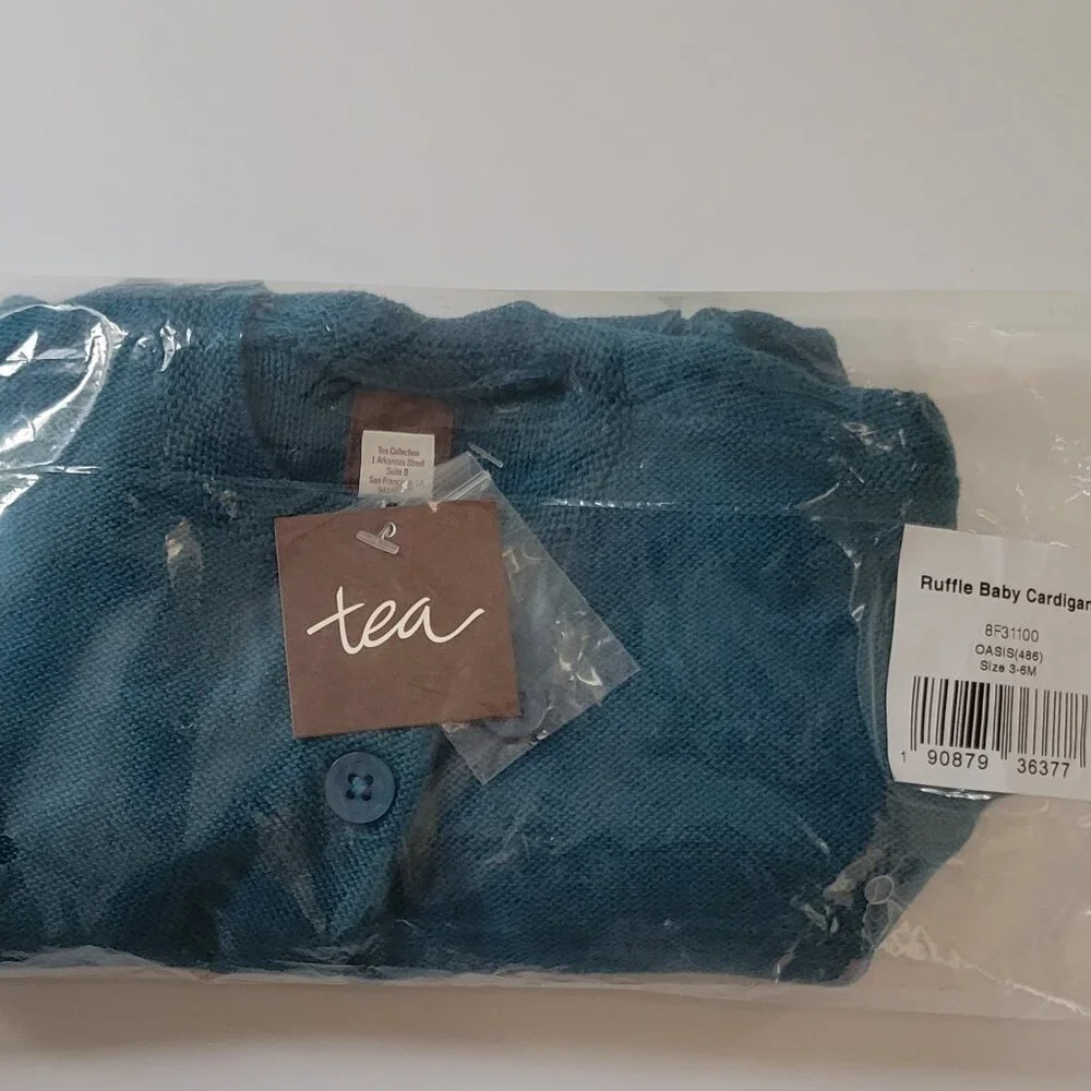 Tea Collection Ruffle Baby Cardigan - Picture 4 of 6